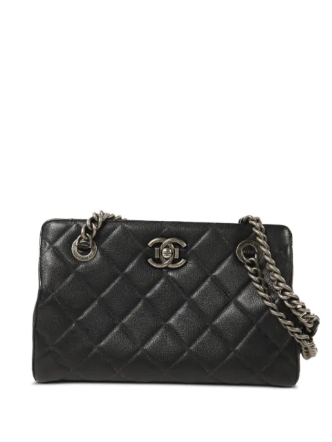 CHANEL Pre-Owned CC turn-lock quilted shoulder bag