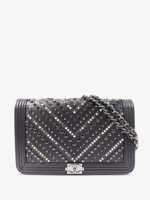 CHANEL Pre-Owned Boy CC embellished crossbody bag