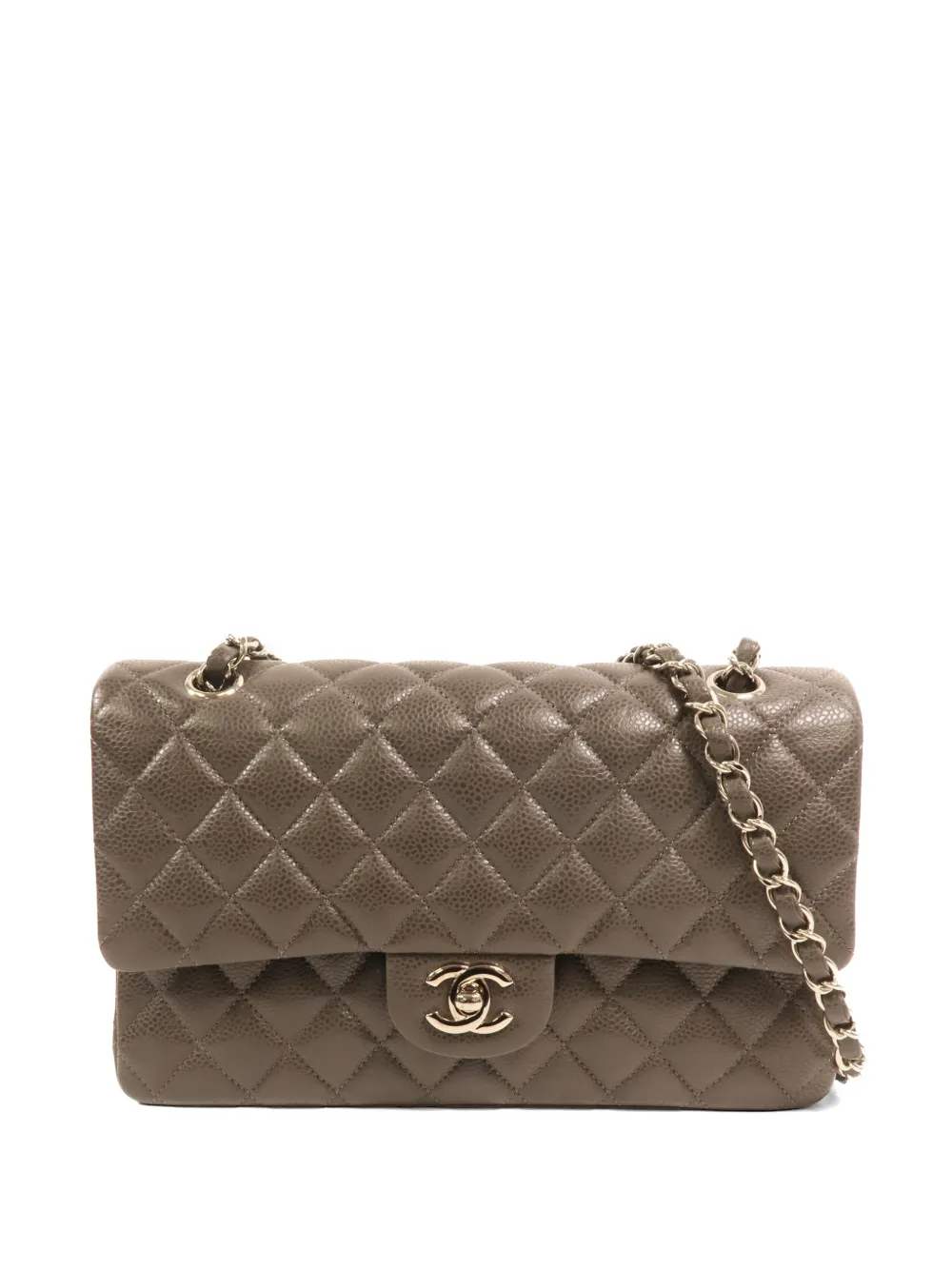 CHANEL Pre-Owned CC turn-lock shoulder bag - Grigio