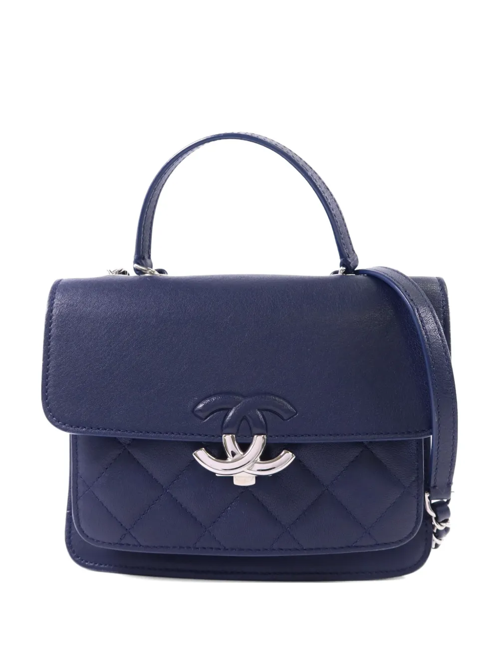 CHANEL Pre-Owned CC turn-lock tote bag - Blu