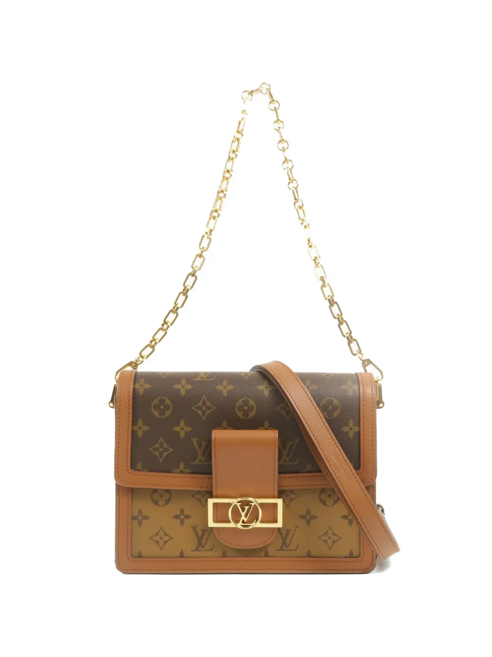 Louis Vuitton Pre-Owned MM Dauphine monogram reverse shoulder bag - Marrone