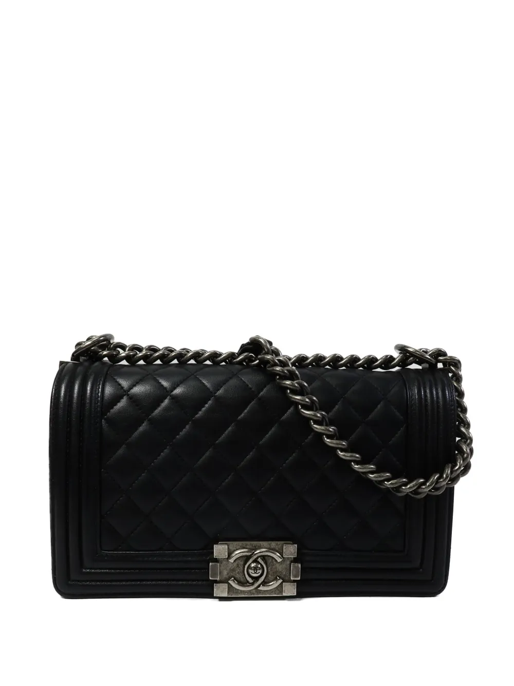 CHANEL Pre-Owned Boy 25 quilted shoulder bag - Nero