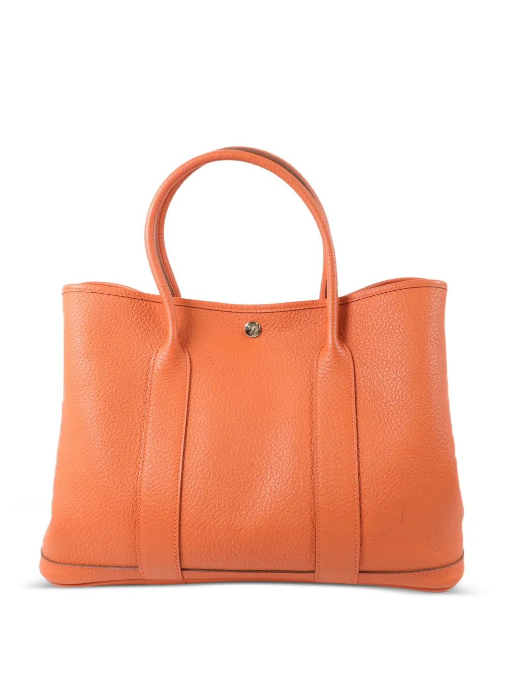 Hermès Pre-Owned Garden Party leather tote bag - Arancione