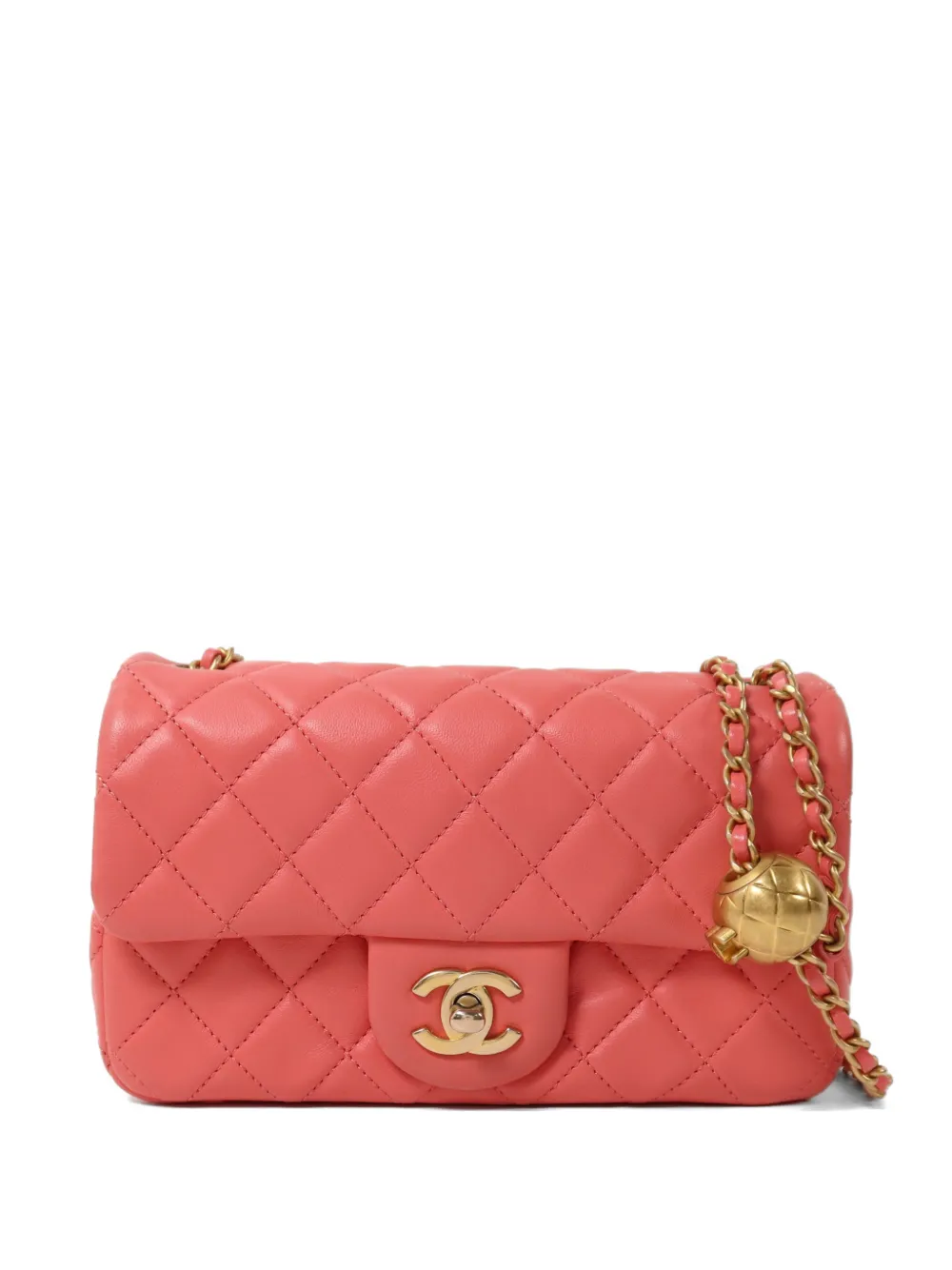 CHANEL Pre-Owned quilted CC turn-lock shoulder bag - Rosa