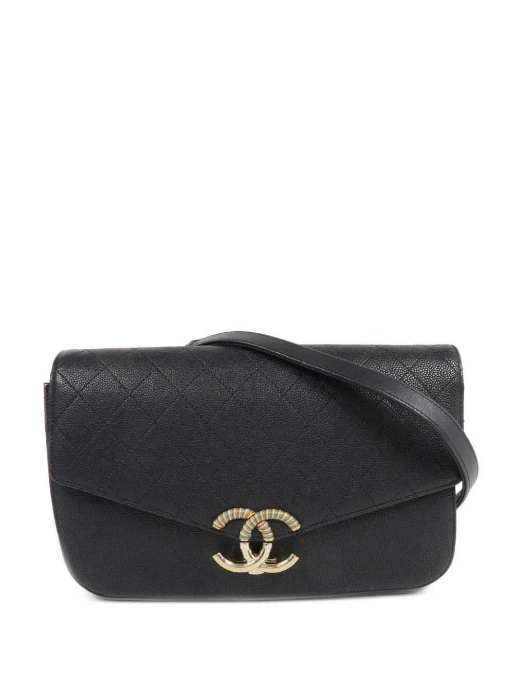CHANEL Pre-Owned medium Paris Cuba shoulder bag - Black