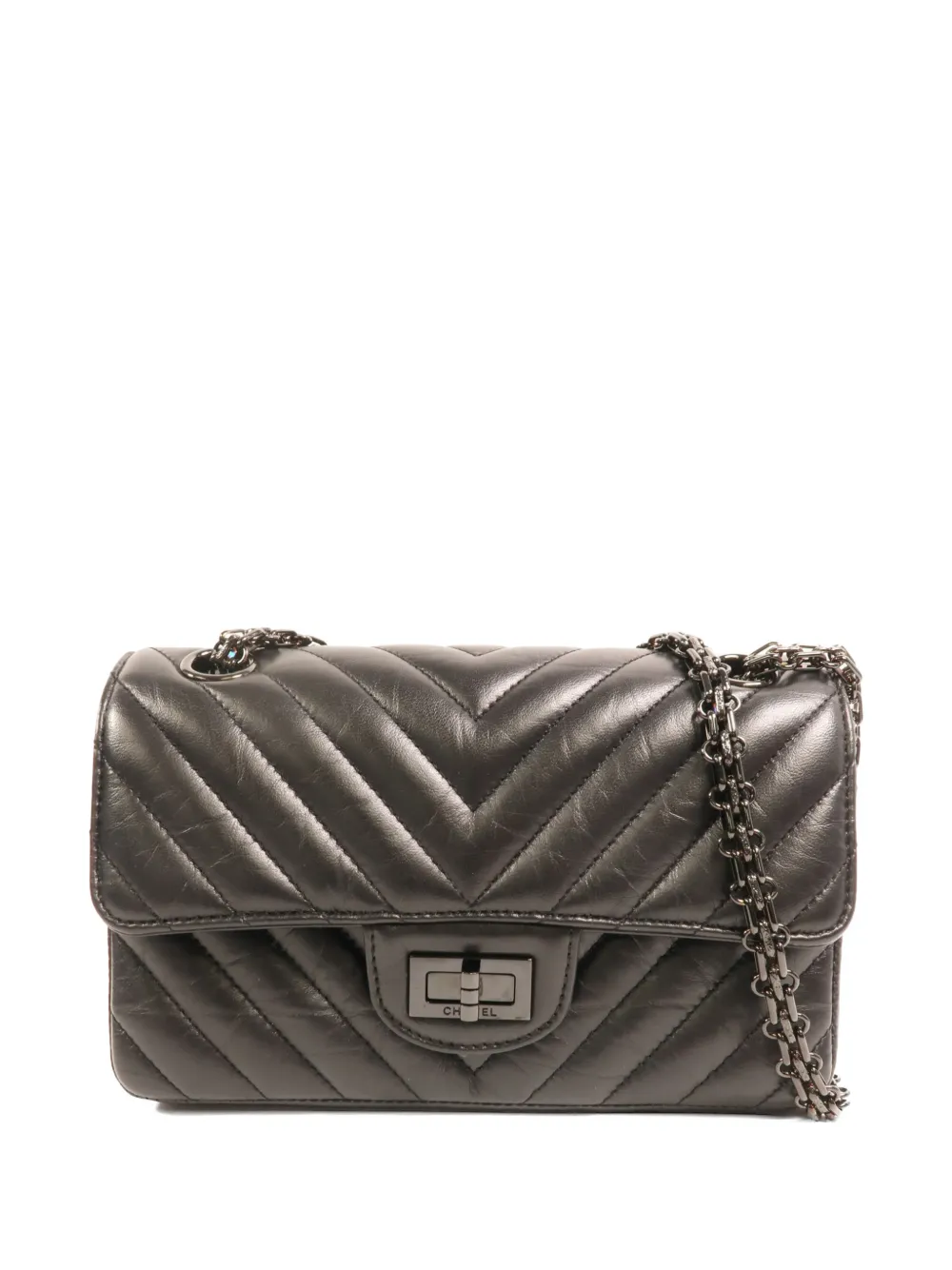 CHANEL Pre-Owned mini 2.55 Reissue shoulder bag - Black