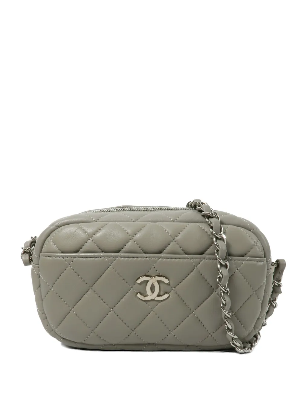CHANEL Pre-Owned Camera Bag quilted cross body bag - Grau