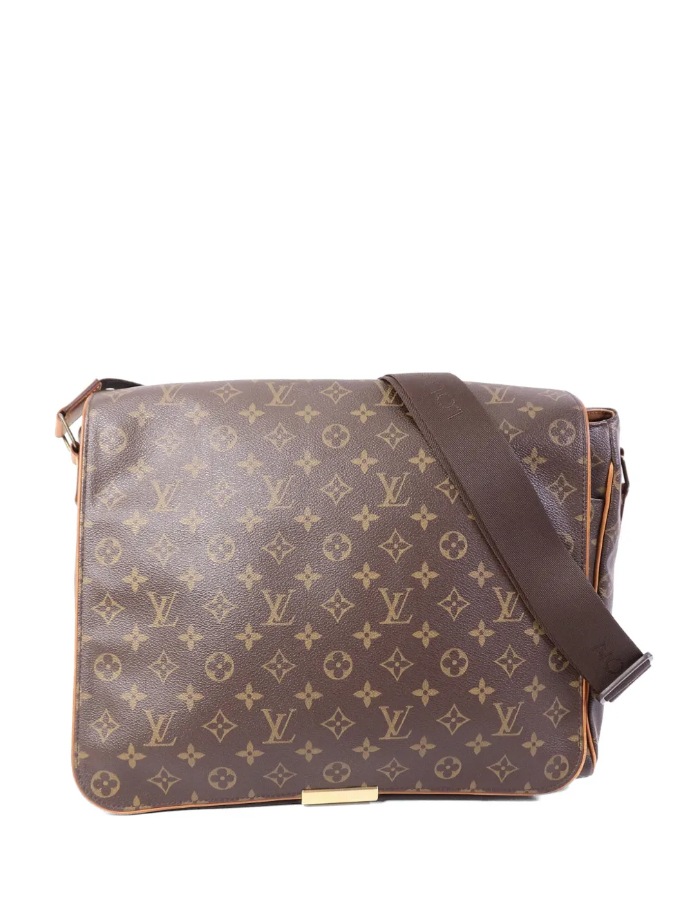 Louis Vuitton Pre-Owned Abbesses Monogram canvas messenger bag - Marrone