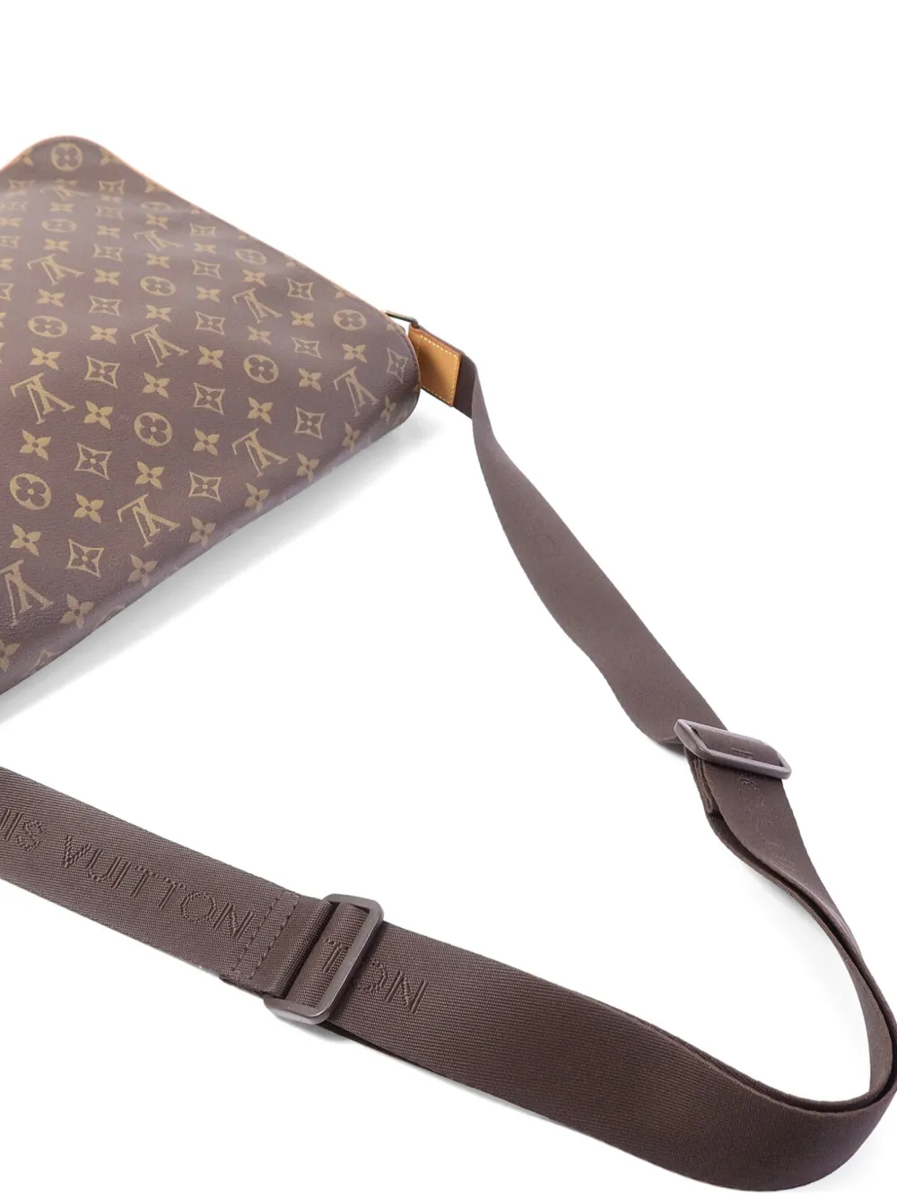 Louis Vuitton Pre-Owned Abbesses Monogram canvas messengertas Bruin