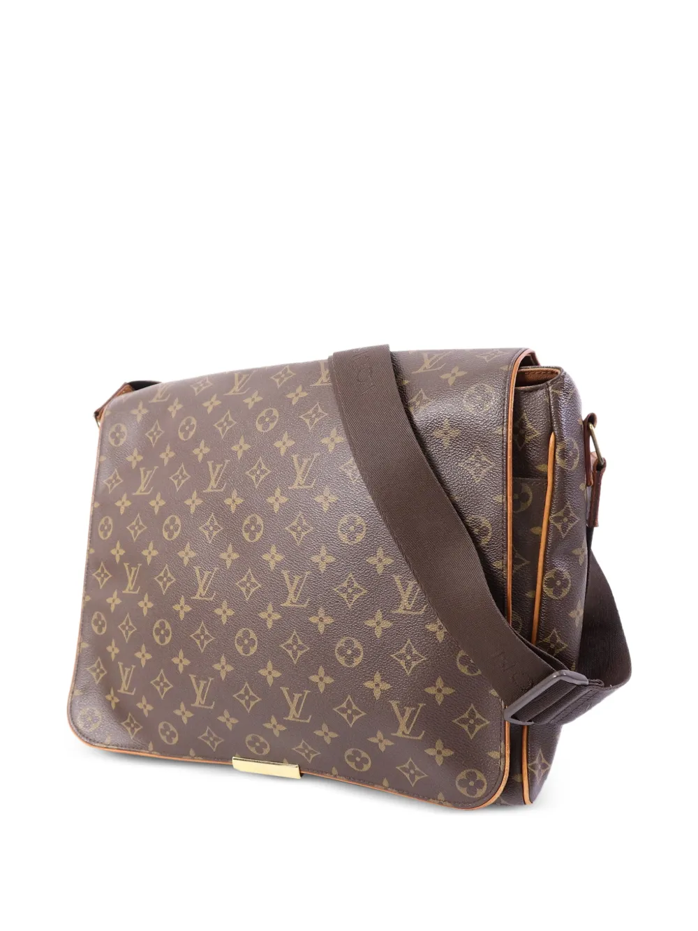 Louis Vuitton Pre-Owned Abbesses Monogram canvas messengertas Bruin