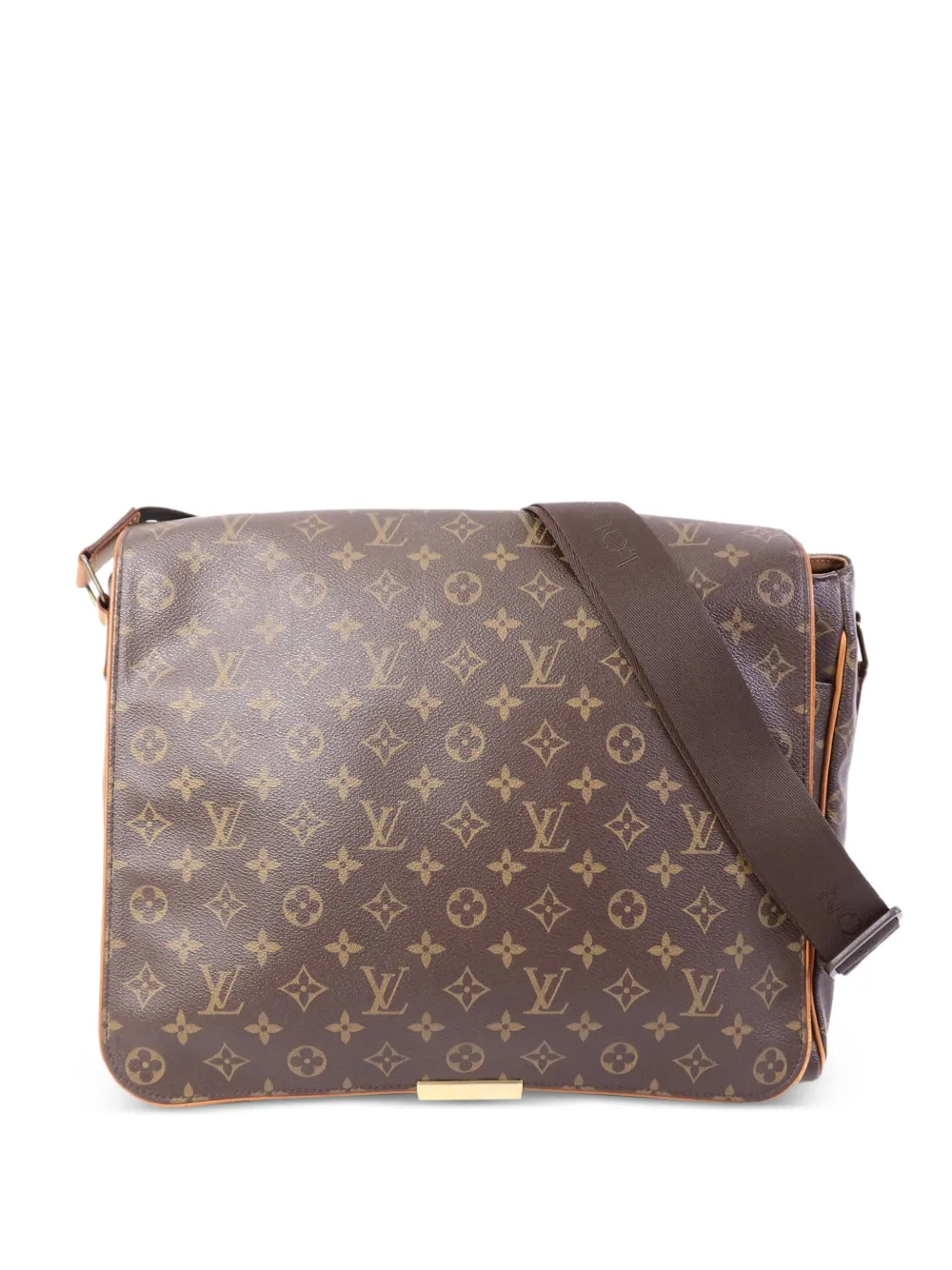 Louis Vuitton Pre-Owned Abbesses Monogram canvas messenger bag - Marrone