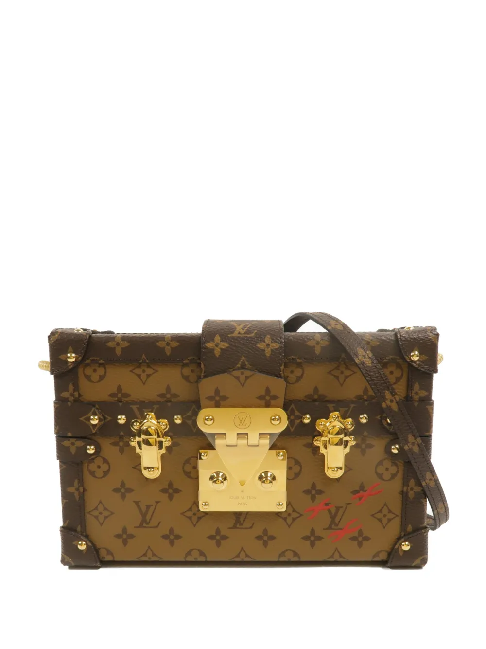 Louis Vuitton Pre-Owned Petite Malle Monogram Reverse shoulder bag - Toni neutri