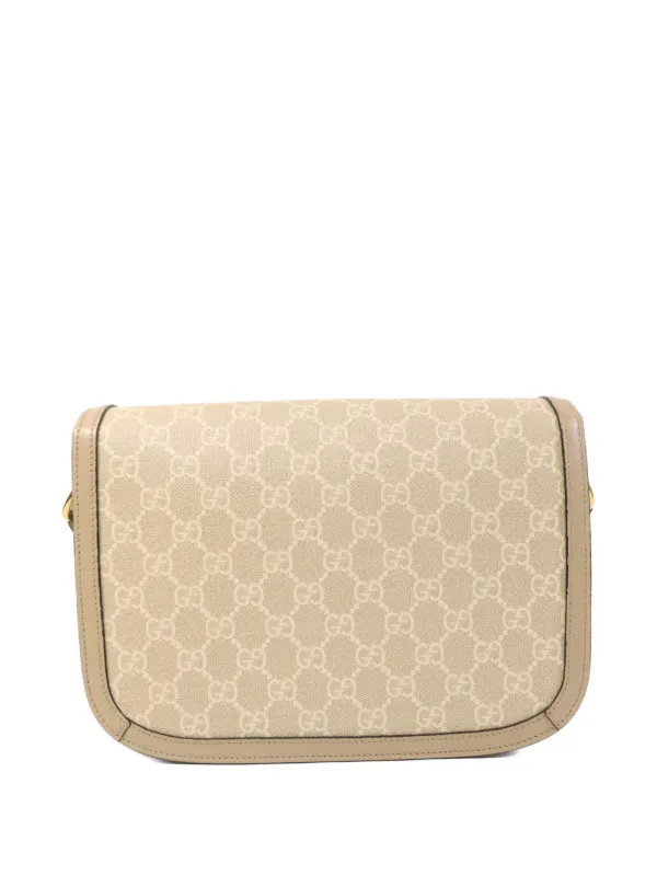 Gucci Pre-Owned Horsebit 1955 Shoulder Bag | Neutrals | FARFETCH