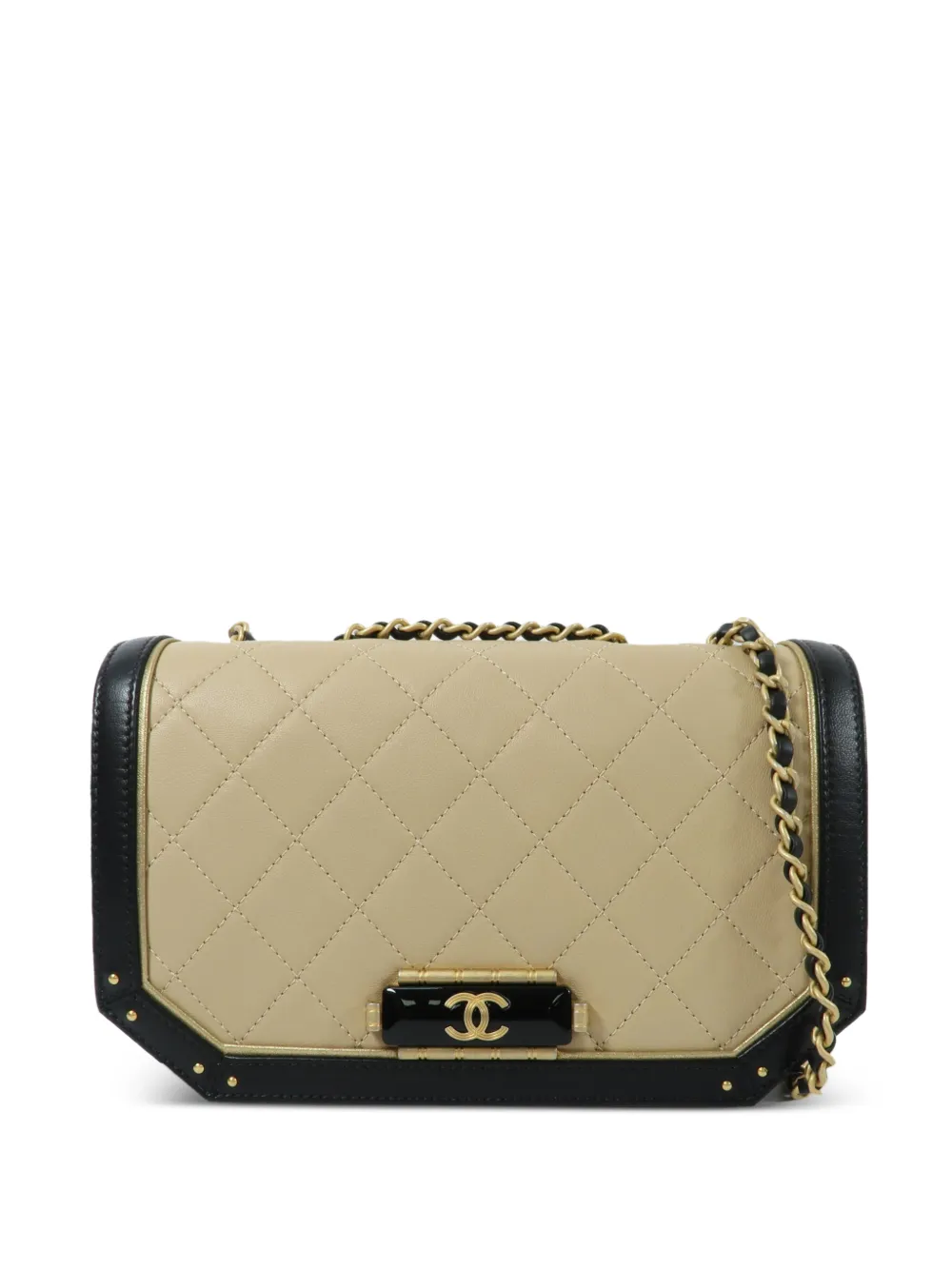 CHANEL Pre-Owned CC turn-lock shoulder bag - Toni neutri