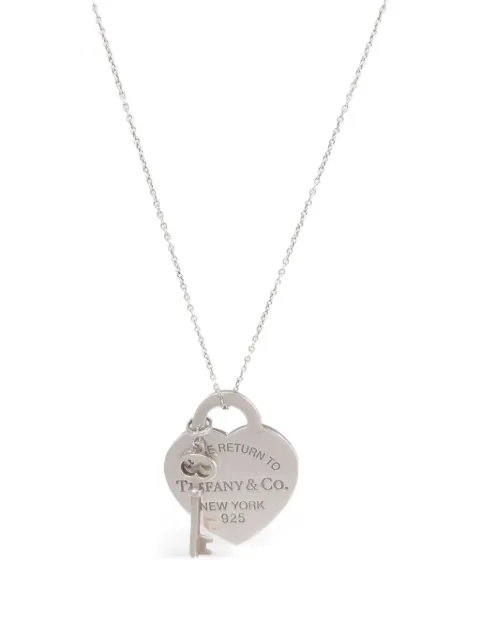 Tiffany & Co. Pre-Owned Return To Tiffany heart and key pendant necklace
