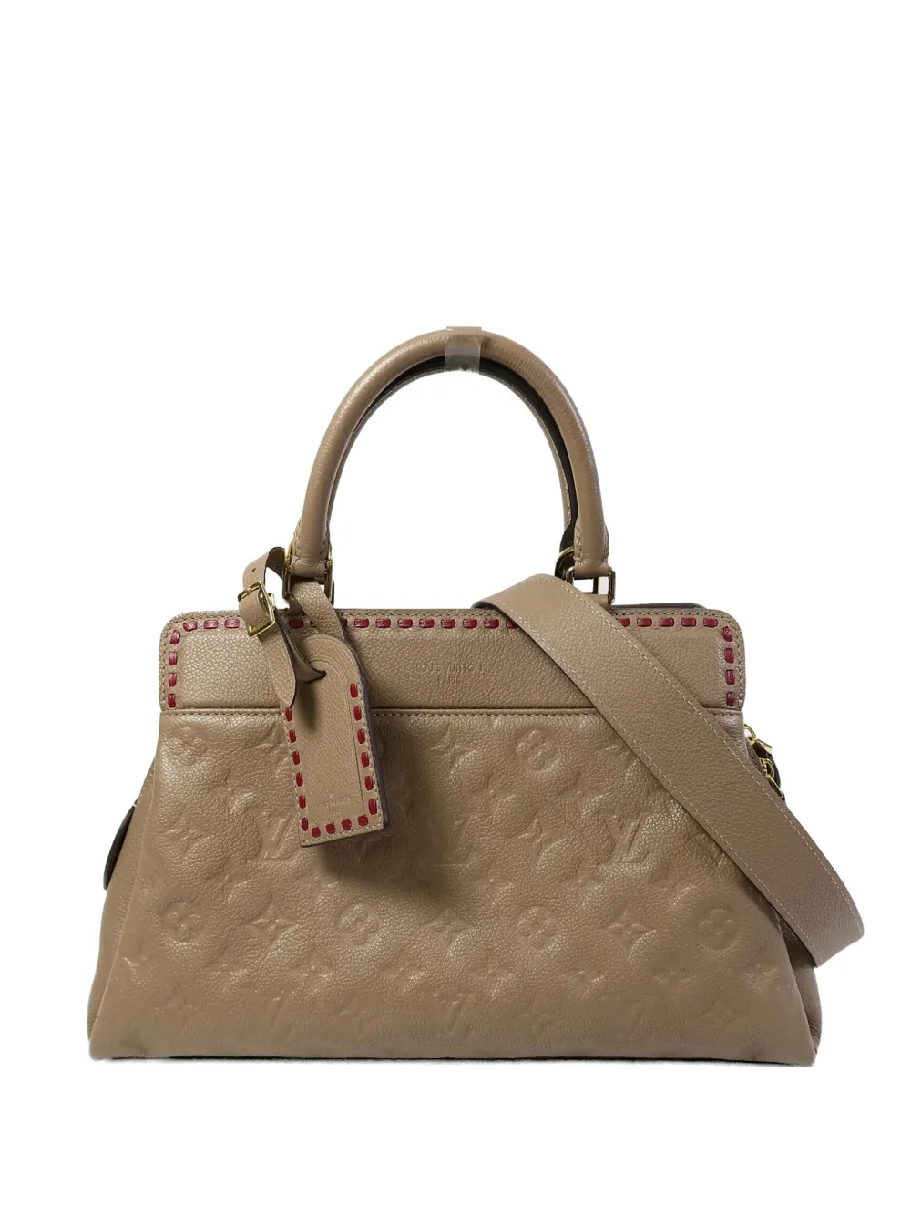 Louis Vuitton Pre-Owned MM Vosges leather tote bag - Nude
