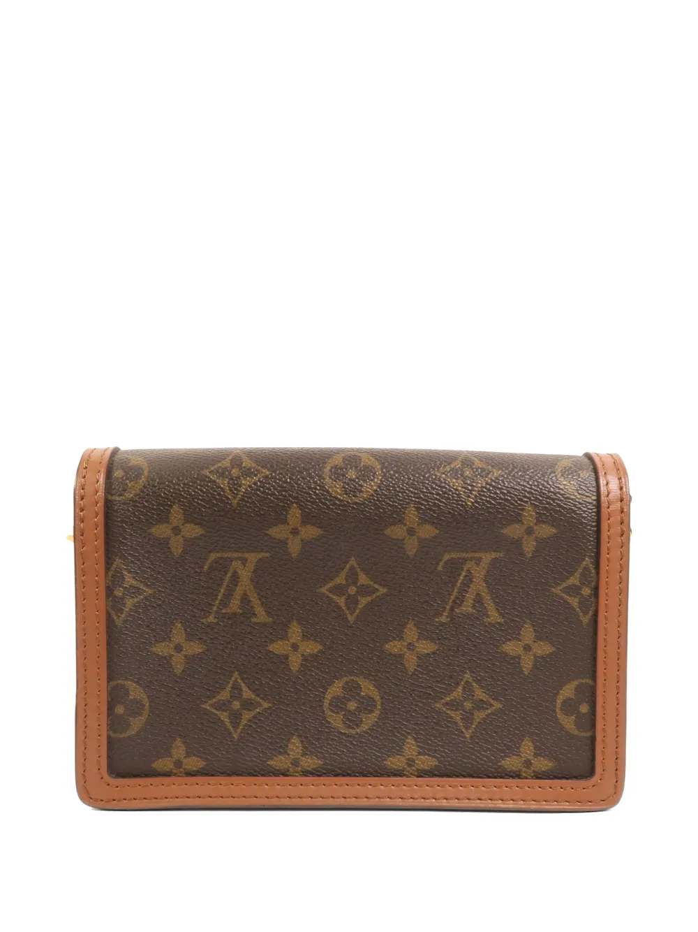 Louis Vuitton Pre-Owned Dauphine Monogram Reverse schoudertas Bruin