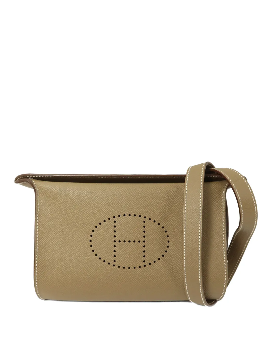 Hermès Pre-Owned Videpoches leather shoulder bag - Braun