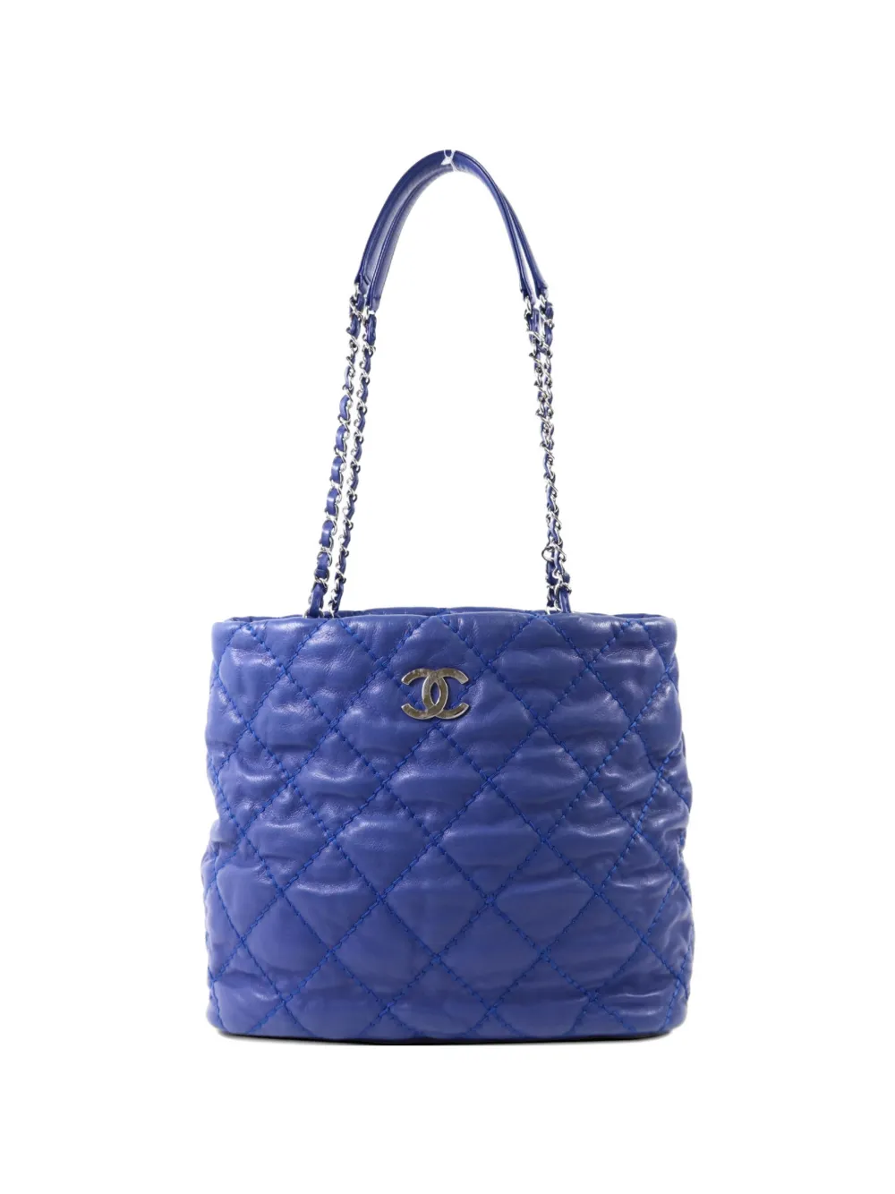 CHANEL Pre-Owned CC quilted shoulder bag - Blau