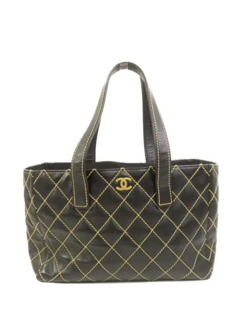 CHANEL Pre-Owned Wild Stitch CC quilted tote bag
