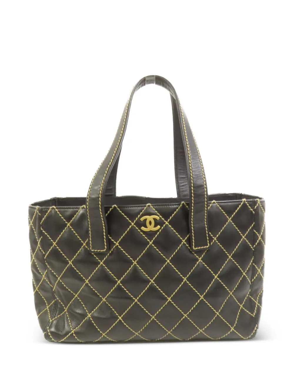 CHANEL Pre-Owned Wild Stitch CC quilted tote bag - Nero