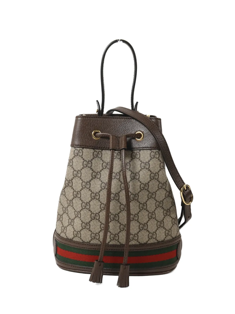 Gucci Pre-Owned Ophidia GG bucket shoulder bag - Nude