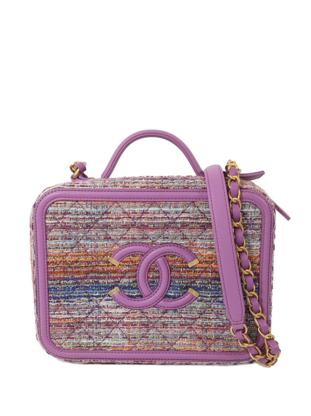 CHANEL Pre-Owned CC Vanity Case shoulder bag - Purple