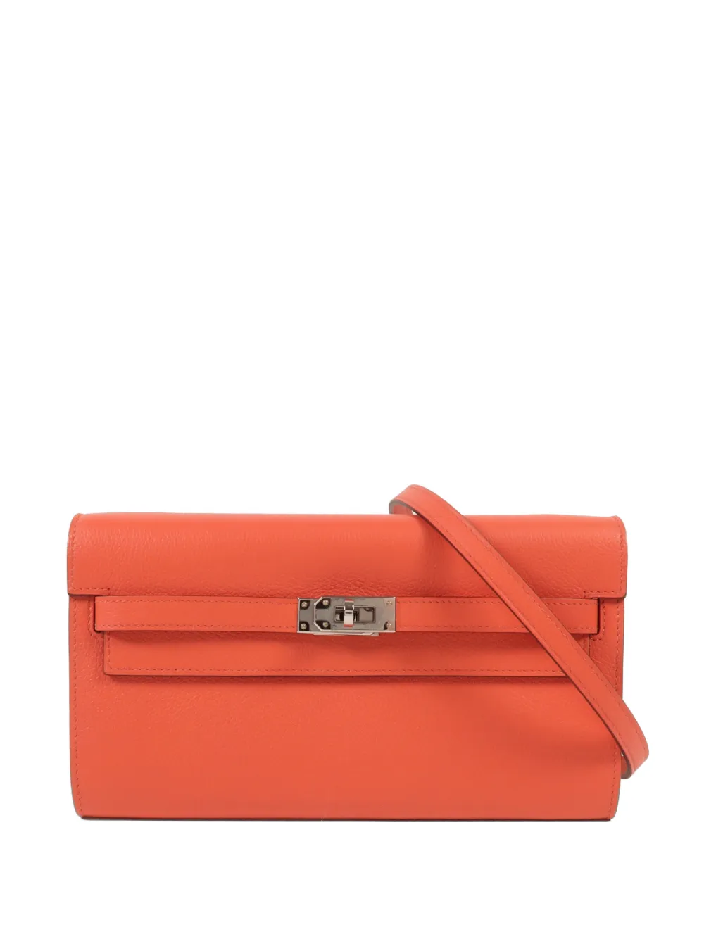 Hermès Pre-Owned Kelly To Go leather shoulder bag - Arancione
