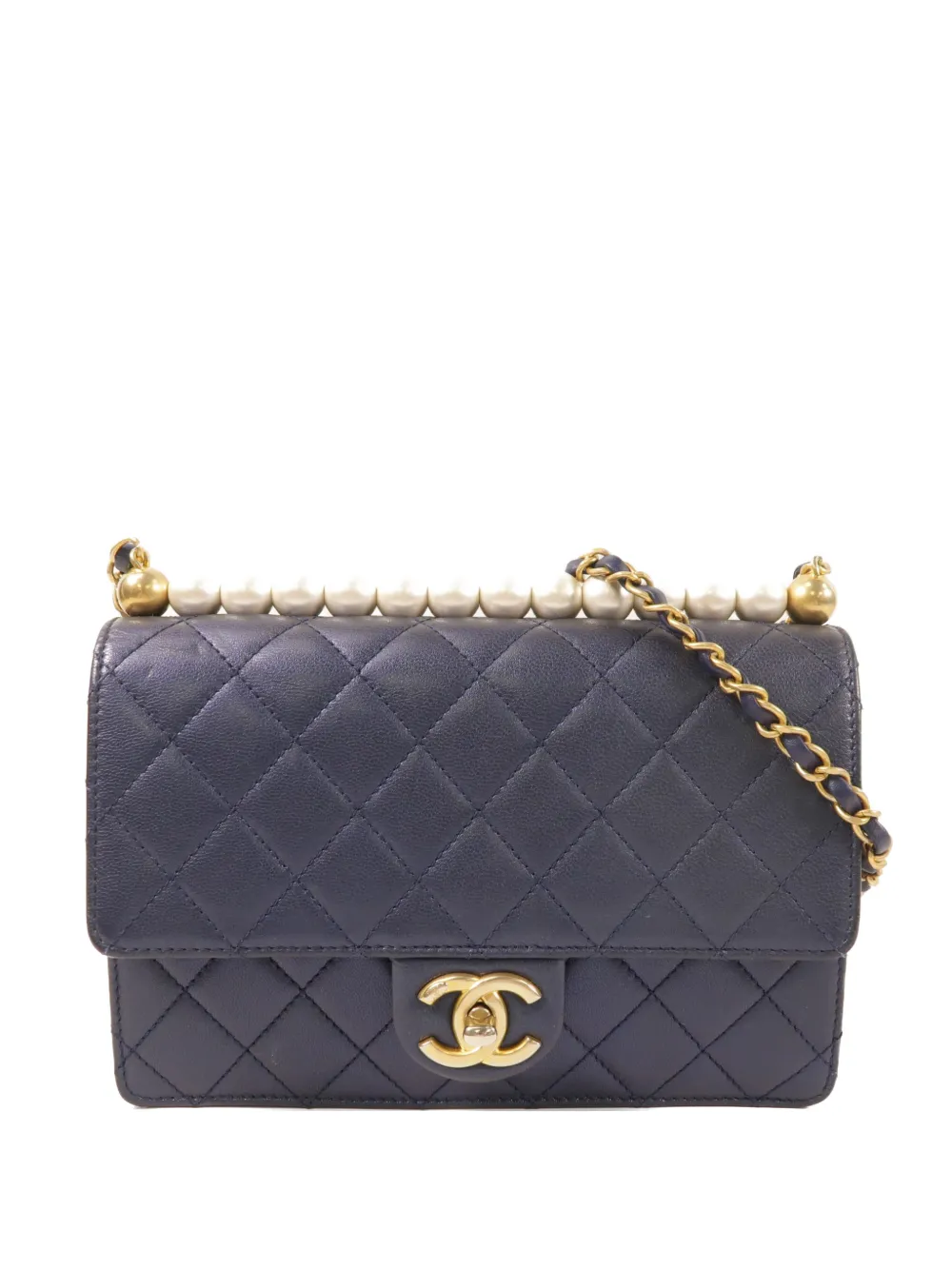 CHANEL Pre-Owned CC turn-lock shoulder bag - Blu