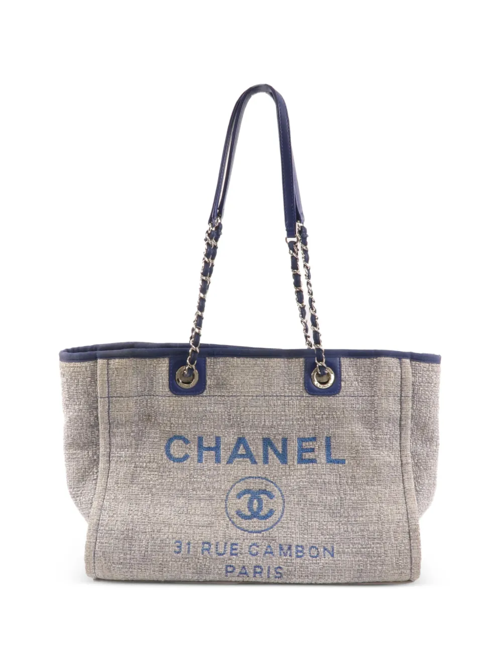 CHANEL Pre-Owned Deauville tote bag - Grey