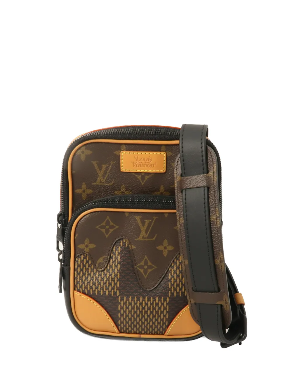 Louis Vuitton Pre-Owned x Nigo Amazon Sling Damier Giant messenger bag - Marrone