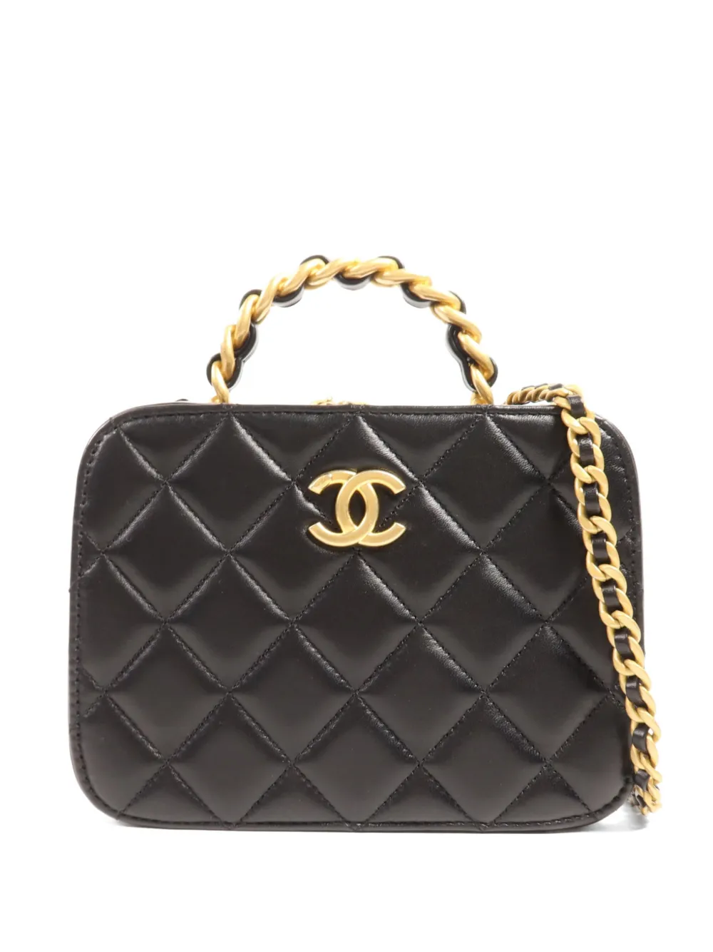 CHANEL Pre-Owned quilted CC tote bag - Nero
