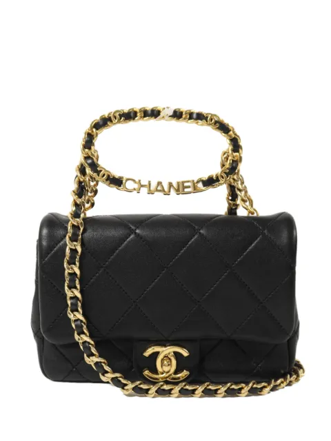 CHANEL Pre-Owned CC turn-lock leather tote bag