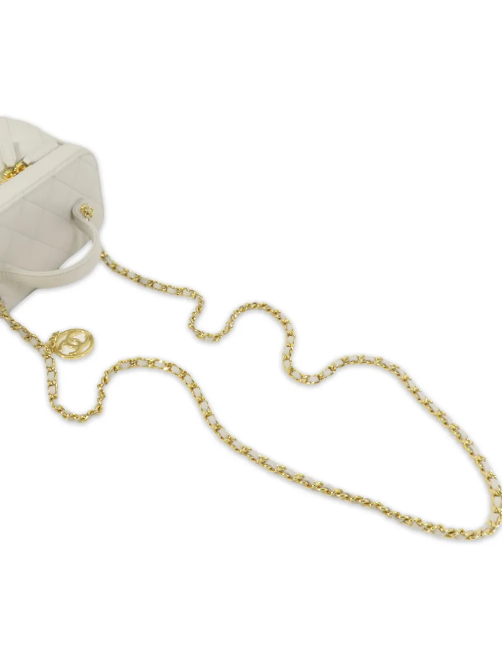 CHANEL Pre-Owned Shopper met CC draaislot Beige