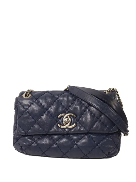 CHANEL Pre-Owned bolso de hombro Classic Flap con cierre giratorio CC