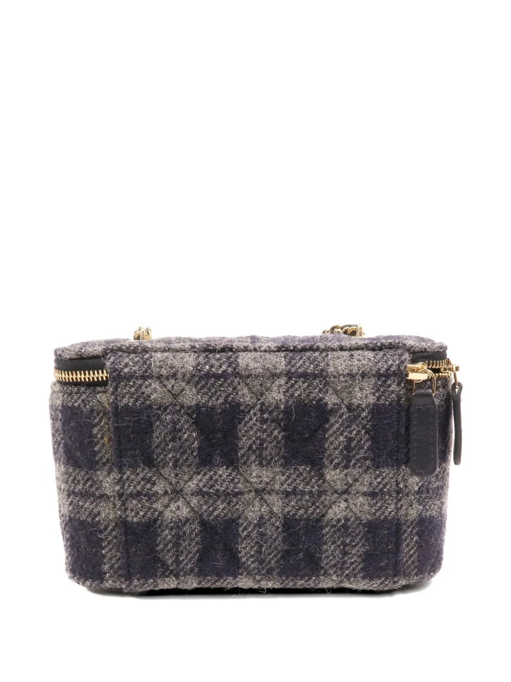 CHANEL Pre-Owned CC Vanity Case schoudertas met logoplakkaat Blauw