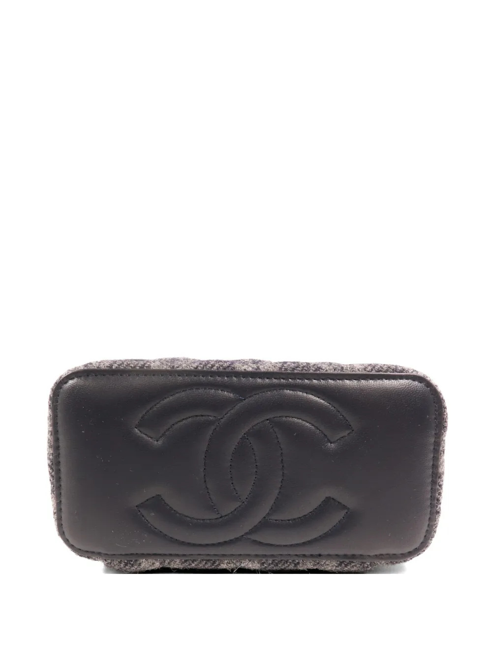 CHANEL Pre-Owned CC Vanity Case schoudertas met logoplakkaat Blauw