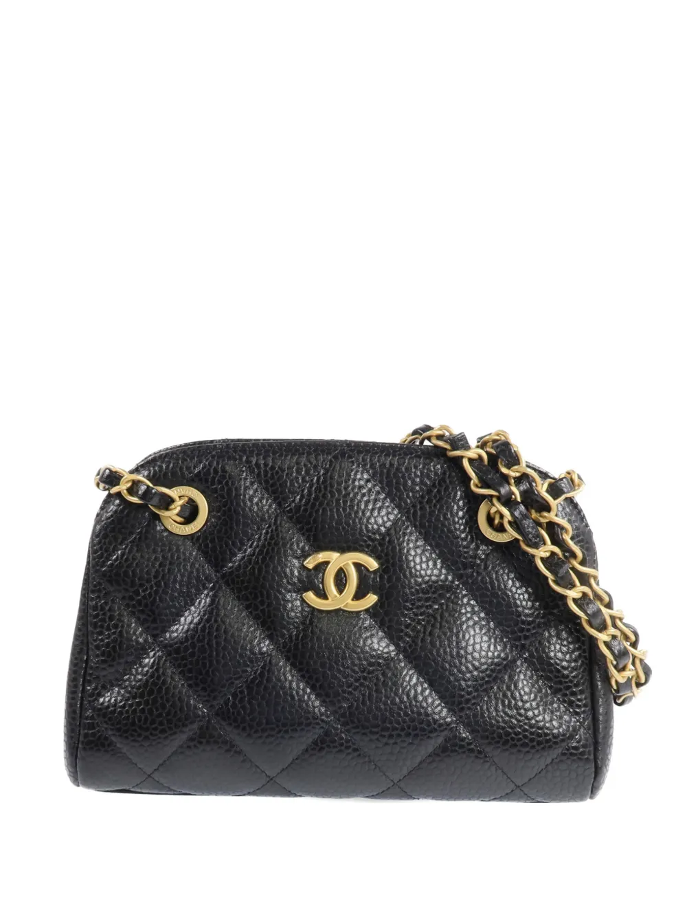 CHANEL Pre-Owned Bowling CC quilted shoulder bag - Nero