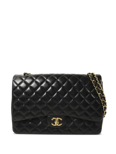 CHANEL Pre-Owned Maxi Classic CC turn-lock shoulder bag