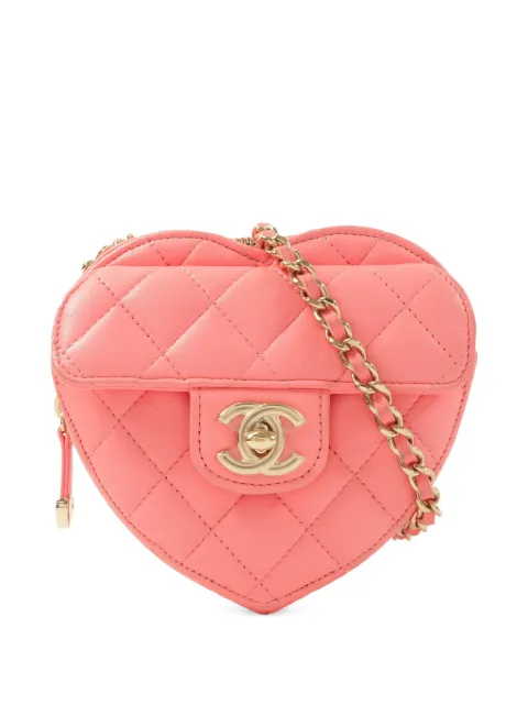 CHANEL Pre-Owned quilted CC in Love shoulder bag