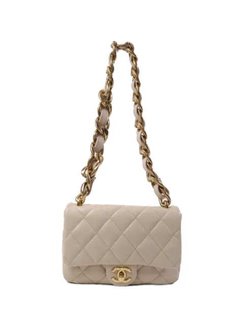 CHANEL Pre-Owned Funky Town quilted CC turn-lock shoulder bag
