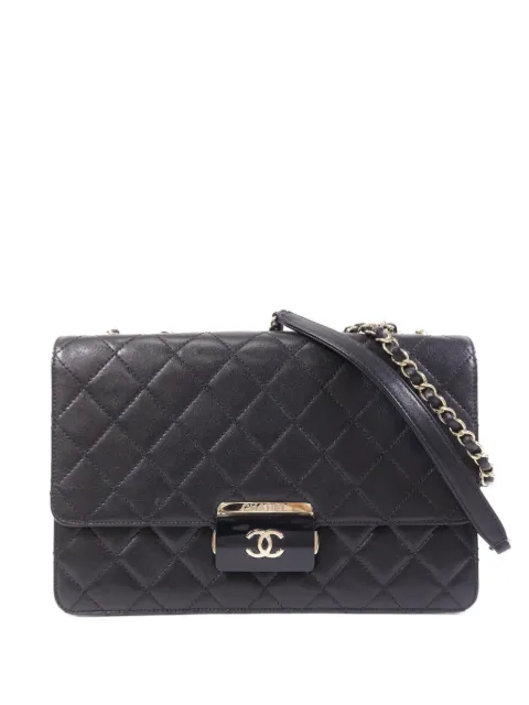CHANEL Pre-Owned CC diamond-quilted shoulder bag