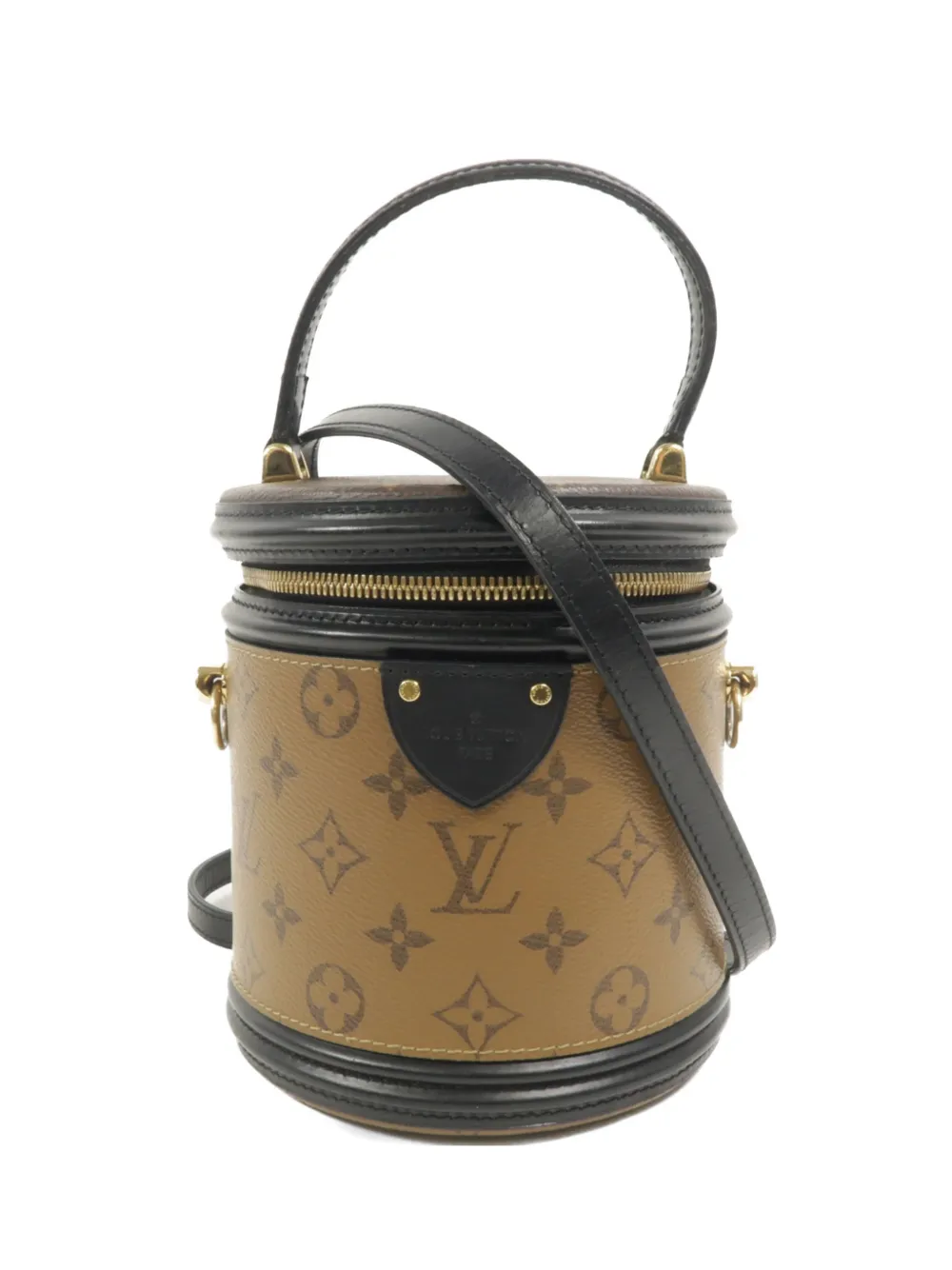 Louis Vuitton Pre-Owned Cannes Monogram Reverse canvas bucket bag - Marrone