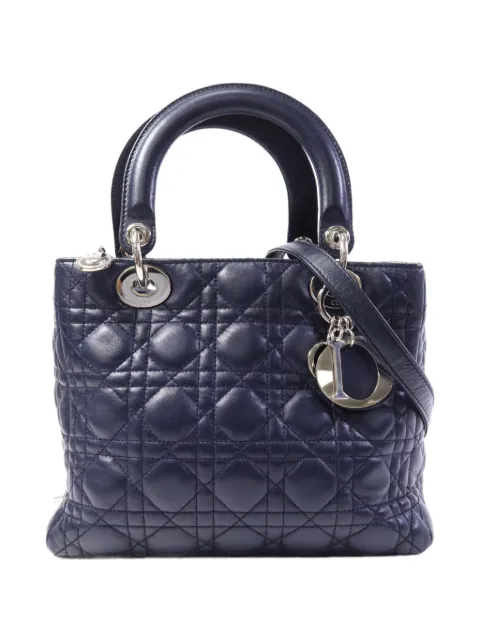 Christian Dior Pre-Owned Lady Dior Cannage 手提包（典藏款）