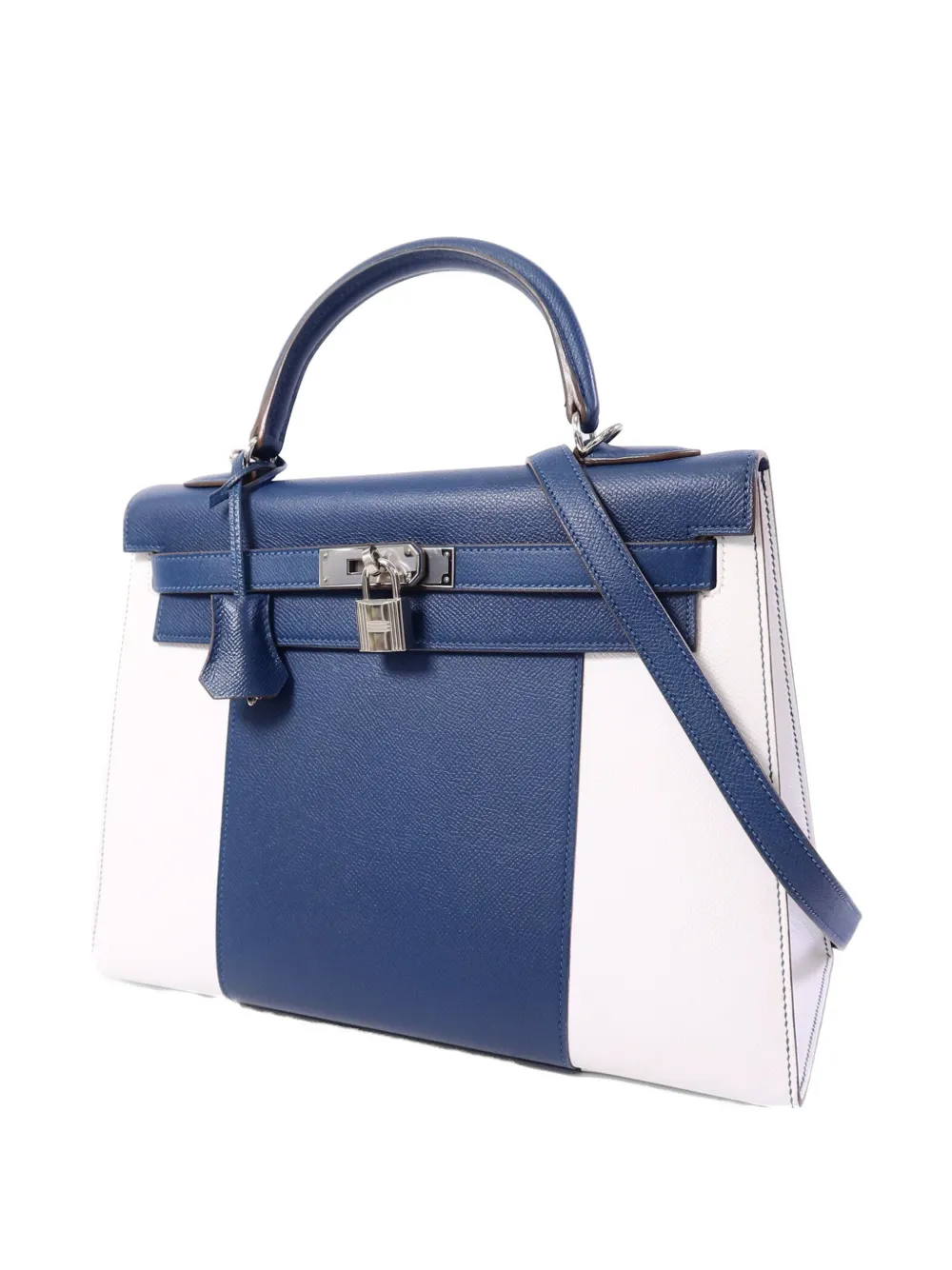 Hermès Pre-Owned 32 Kelly leren shopper Blauw