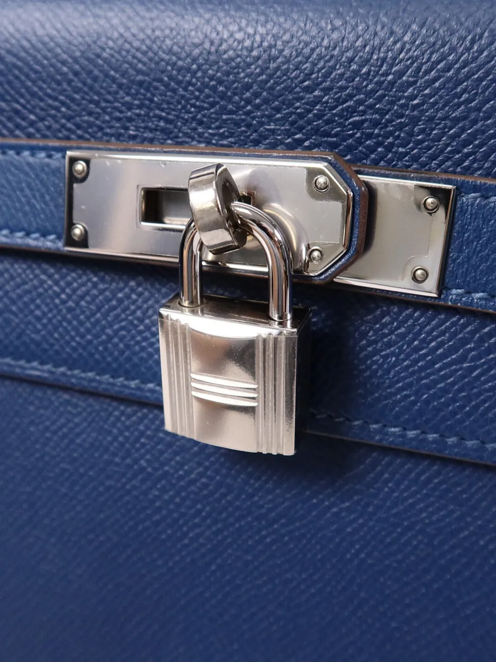 Hermès Pre-Owned 32 Kelly leren shopper Blauw