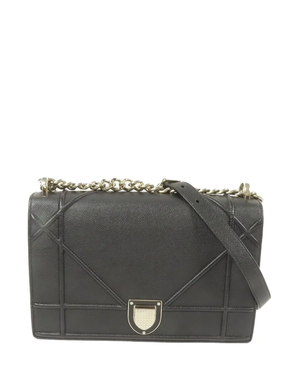 Christian Dior Pre-Owned Diorama leather shoulder bag - Nero