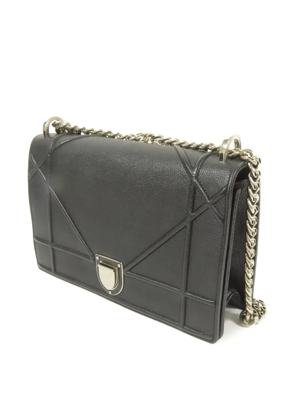 Christian Dior Pre-Owned Diorama leren schoudertas Zwart