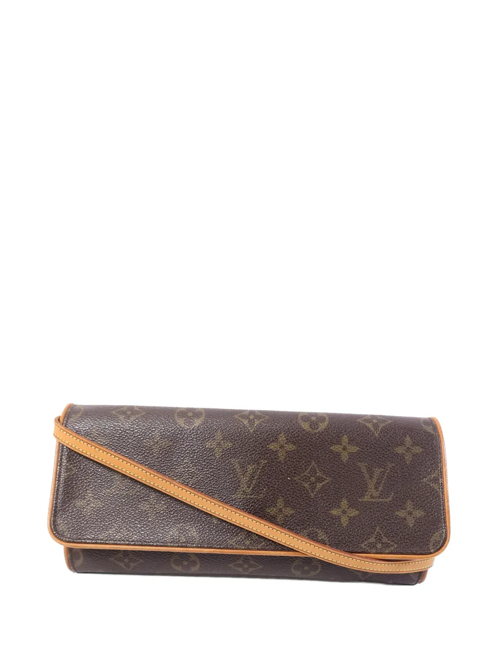 Louis Vuitton Pre-Owned GM Pochette Twin Monogram-pattern clutch bag - Brown