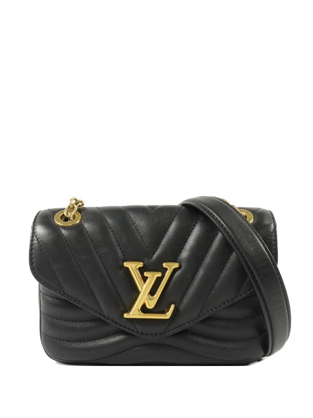 Louis Vuitton Pre-Owned PM New Wave chain-strap shoulder bag - Nero